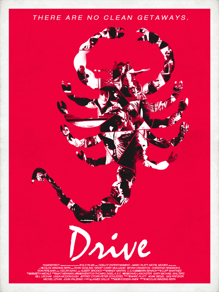 Drive movie poster design