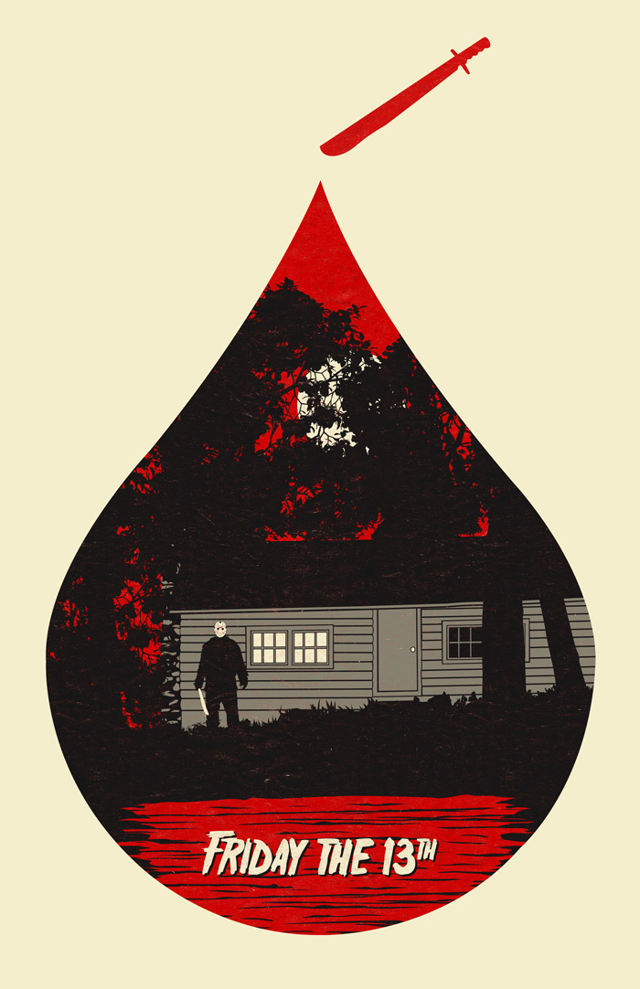 Friday the 13th movie poster design
