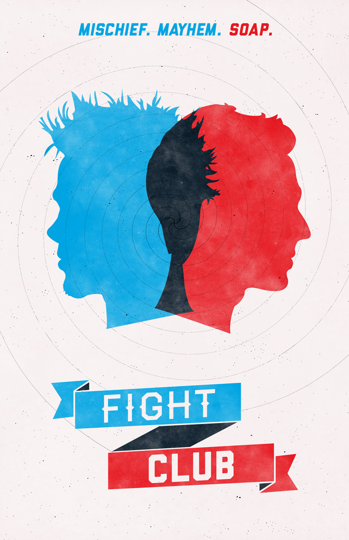 Fight Club movie poster design