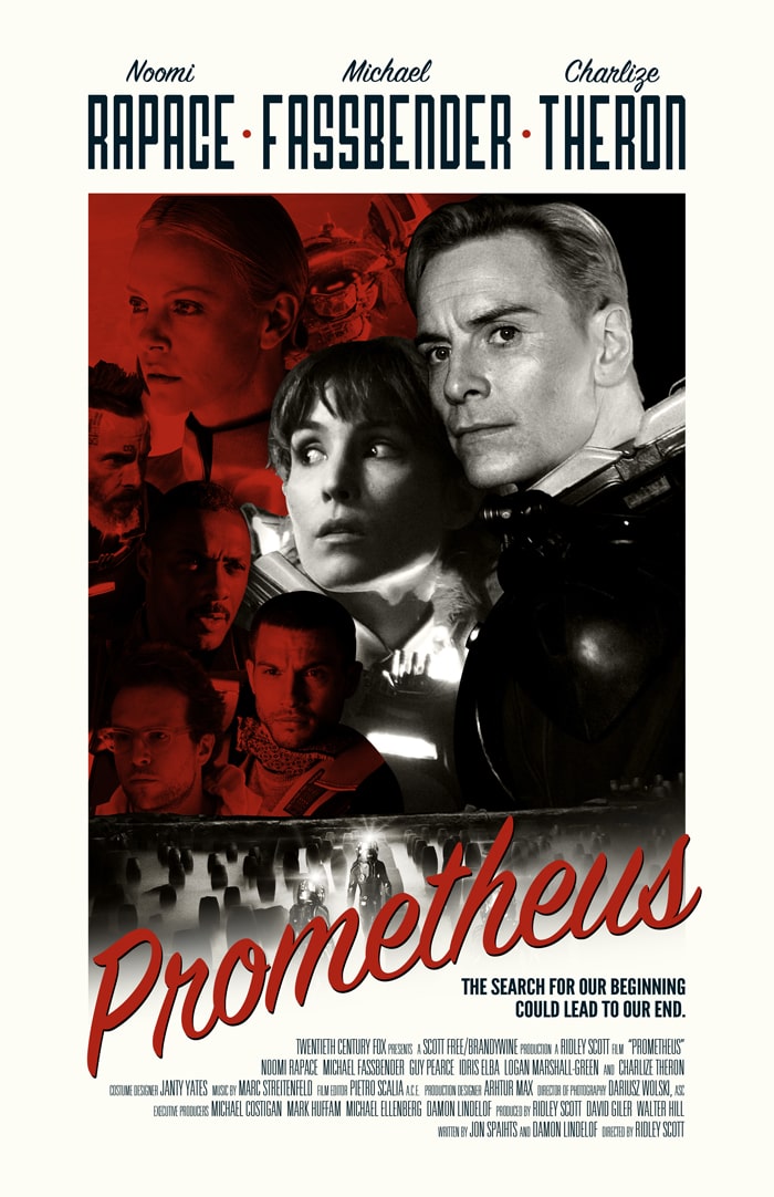 Prometheus movie poster design
