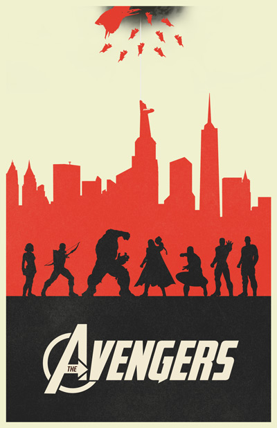 The Avengers Movie Poster Design